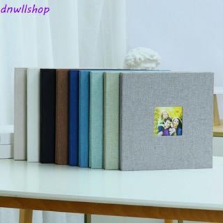 DNWLSHOP อัลบั้มภาพปกผ้าลินิน, 6in 200/300Pics อัลบั้มสมุดภา…