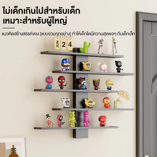 ชั้นวางติดผนัง ชั้นเก็บของโมเดล ตกแต่งบ้าน ดีไซน์สร้างสรรค์ สำหรับของสะสม ติดตั้งง่าย แสดงคอลเลกชันของคุณ