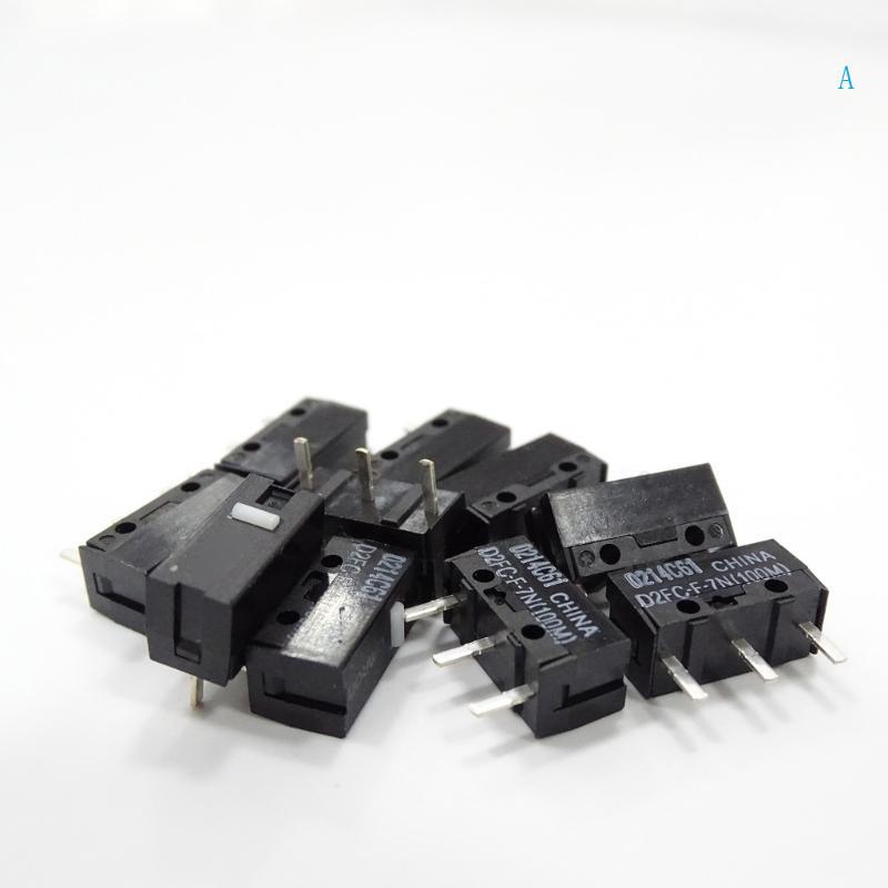 ถือ 2 10 ชิ้น 100 M Micro Switches D2FC-F-7N 100 Mice Micro Switches Touch Switches Mice ปุ่ม Fretti