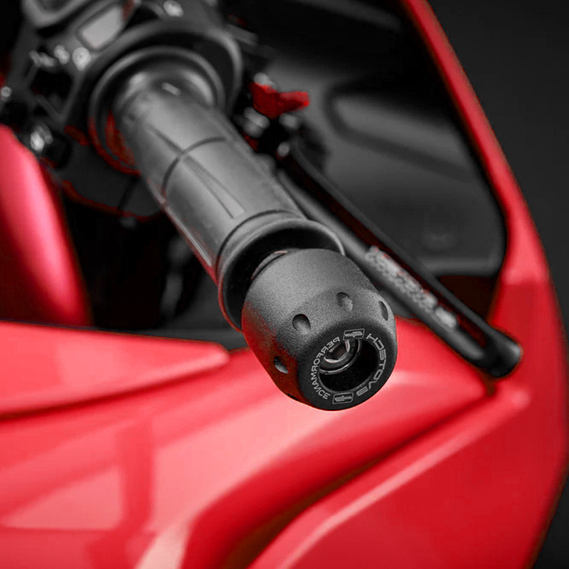 รถจักรยานยนต์อลูมิเนียมHandlebar Grips Bar Endปลั๊ก PANIGALE 1199Rอุปกรณ์เสริมสําหรับDUCATI PANIGALE