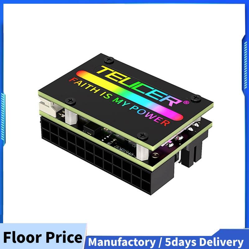 ATX 24Pin RGB 90° ตัวแปลง 24Pin ATX Adapter สําหรับแหล่งจ่ายไฟเมนบอร์ด 24PlN