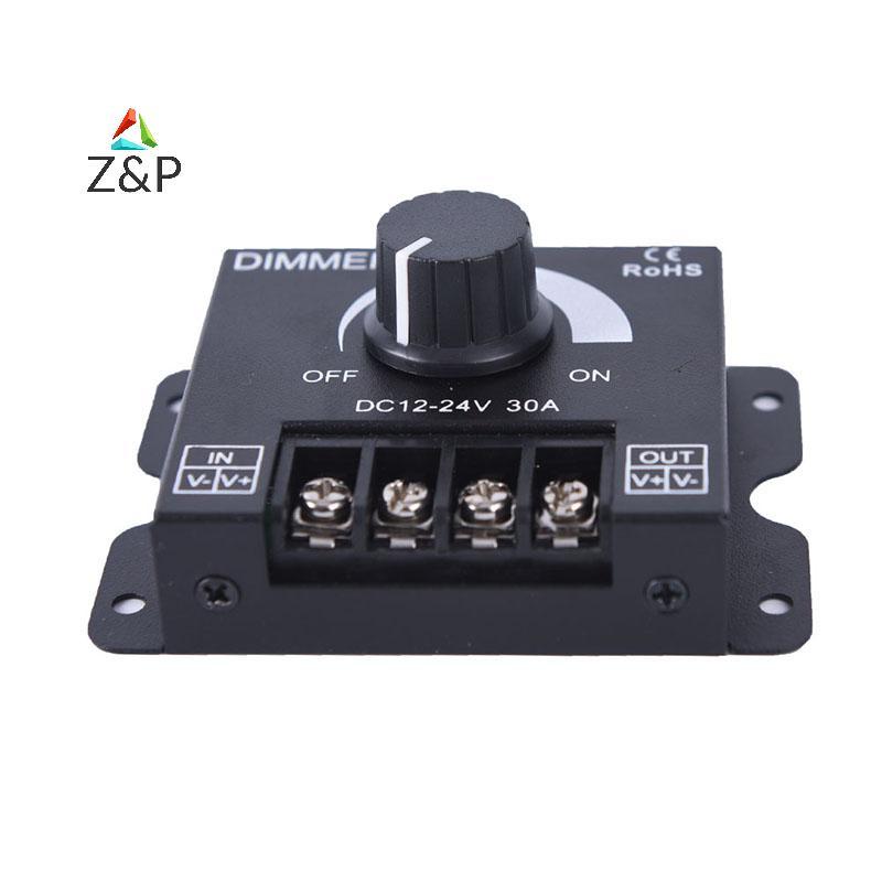 Z&P 1 ชิ้น dc12v/24v 30a led switch dimmer controller สําหรับ led strip สีเดียว COD