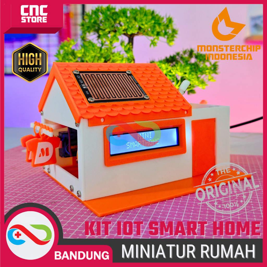 การศึกษา IoT House Miniature – เฉพาะเคส สําหรับโครงการบ้านอัจฉริยะ Arduino