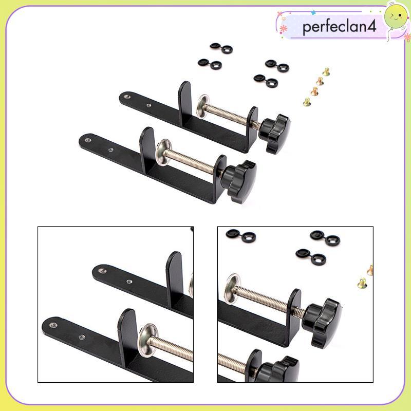 [Perfeclan4] 2 ชิ้น Pegboard Desk Mount Clamp Stand คลิปหนีบโต๊ะสําหรับ Office Kitchen Home