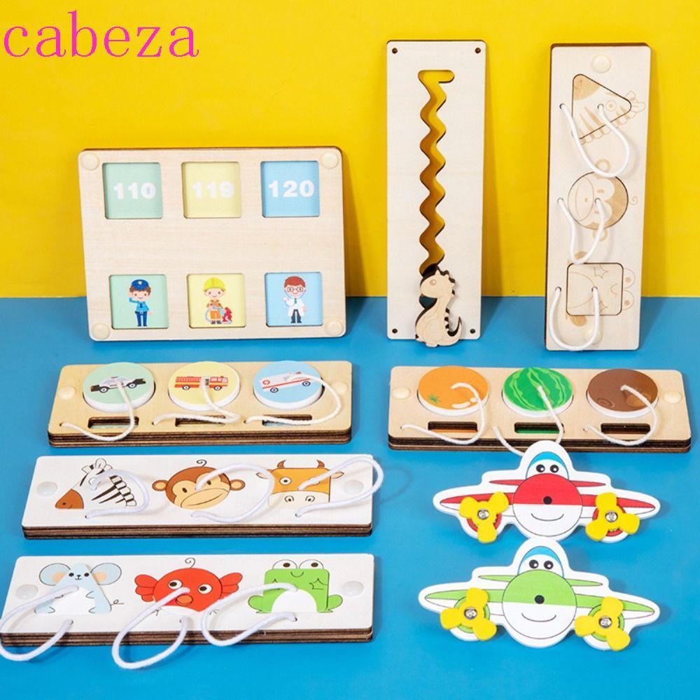 CABEZA Busy Board Accessories, Montessori Ability Training Busy Board DIY ปริศนาของเล่น, Sensory Boa