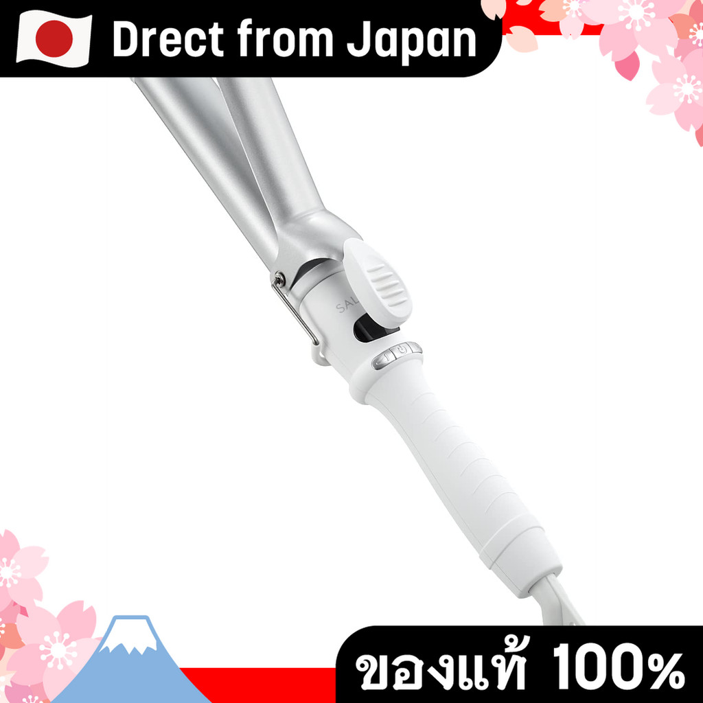 【Direct from Japan】 SALONIA เครื่องม้วนผมเซรามิก ขนาด 32 มม. รุ่น SL-008SW สีขาว [Amazon.co.jp Limit