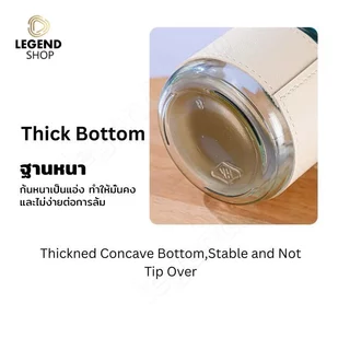 แก้วน้ำมีหูหิ้ว ขวดน้ําขนาดเล็กแบบพกพา น่ารักมินิมอล ใส่นม 300 ml ใส่กาแฟ นม น้ำเปล่า