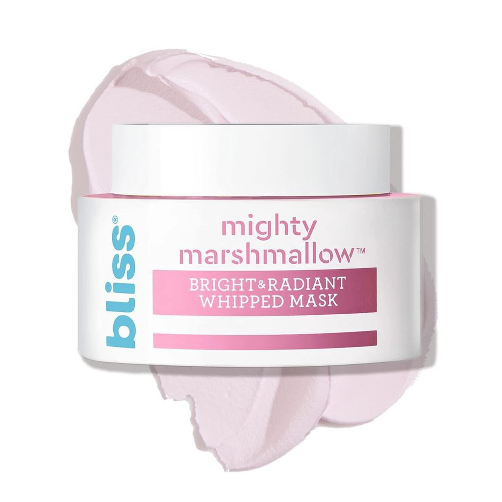 Bliss Mighty Marshmallow+Vitamin C Cream Mask-with Marshmallow Root, Vitamin C Powerful Blend, Zinc 