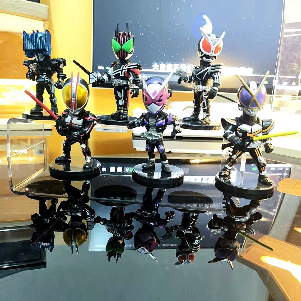 Wcf Kamen Rider รูป Masked Superman Den-O รุ่น Q Ultraman ของเล่นตกแต่งเด็กของขวัญตุ๊กตา20260211