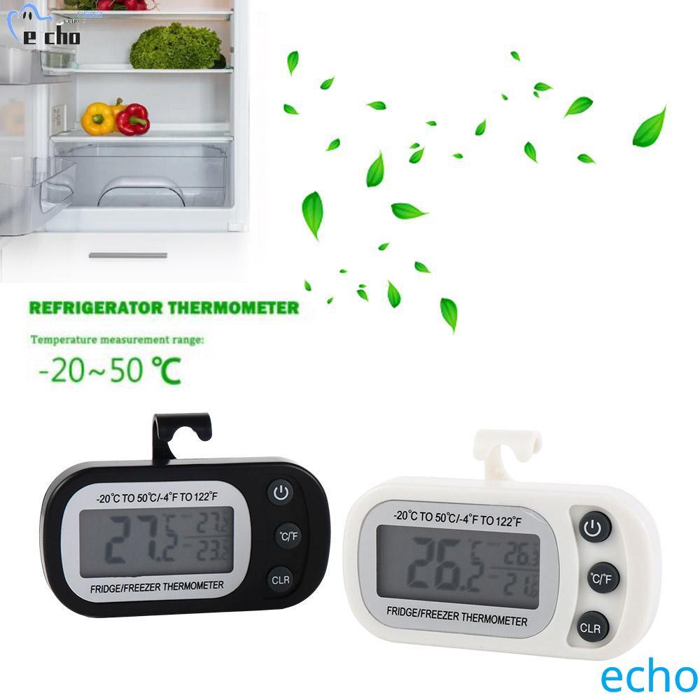 PIVOT เครื่องวัดอุณหภูมิจอแสดงผล LCD ตู้เย็นแบบพกพาเครื่องทําความเย็น Gauge เครื่องมือห้องครัว