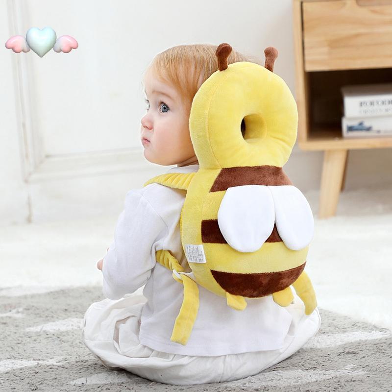 หมอนป้องกันเด็ก Noggin – การออกแบบรูปผึ้งระบายอากาศได้และปรับได้พร้อมไส้ผ้าฝ้าย PP เหมาะสําหรับใช้งา