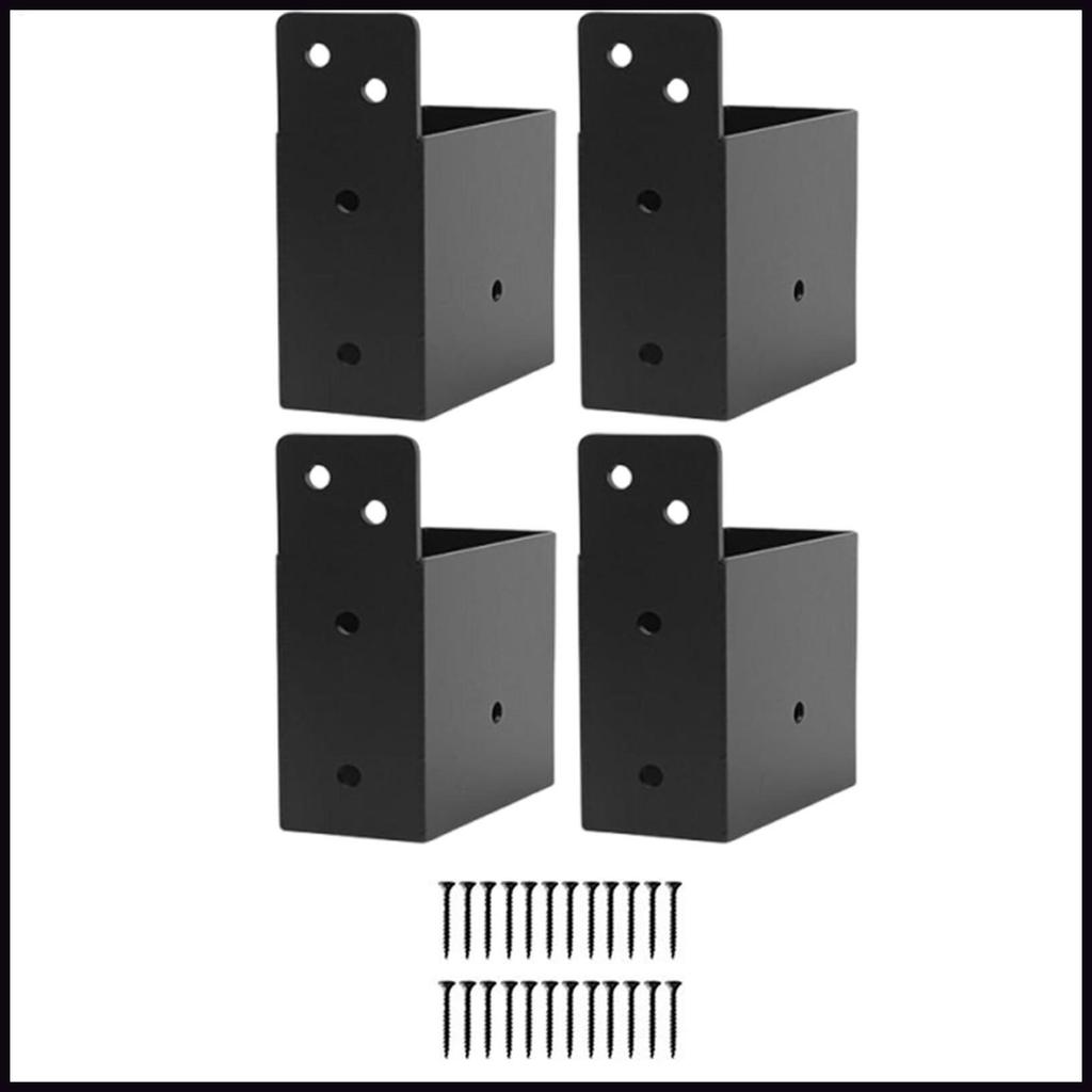 Pergola ขายึดหลังคา 4 ชิ้น Heavy Duty Pergola Bracket อุปกรณ์ทําสวนสําหรับโรงรถบ้านกลางแจ้ง Shed Dec