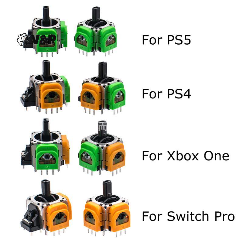 V & P 1 ชิ้นเปลี่ยน Hall Effect Joysti 3D Analog Sensor ThumbSti สําหรับ PS5/PS4/XBOX/สวิทช์ Pro Con