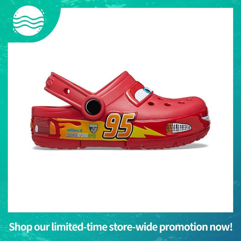 ⭐️รองเท้าแตะสําหรับเด็ก  McQueen พร้อม LED กระพริบ