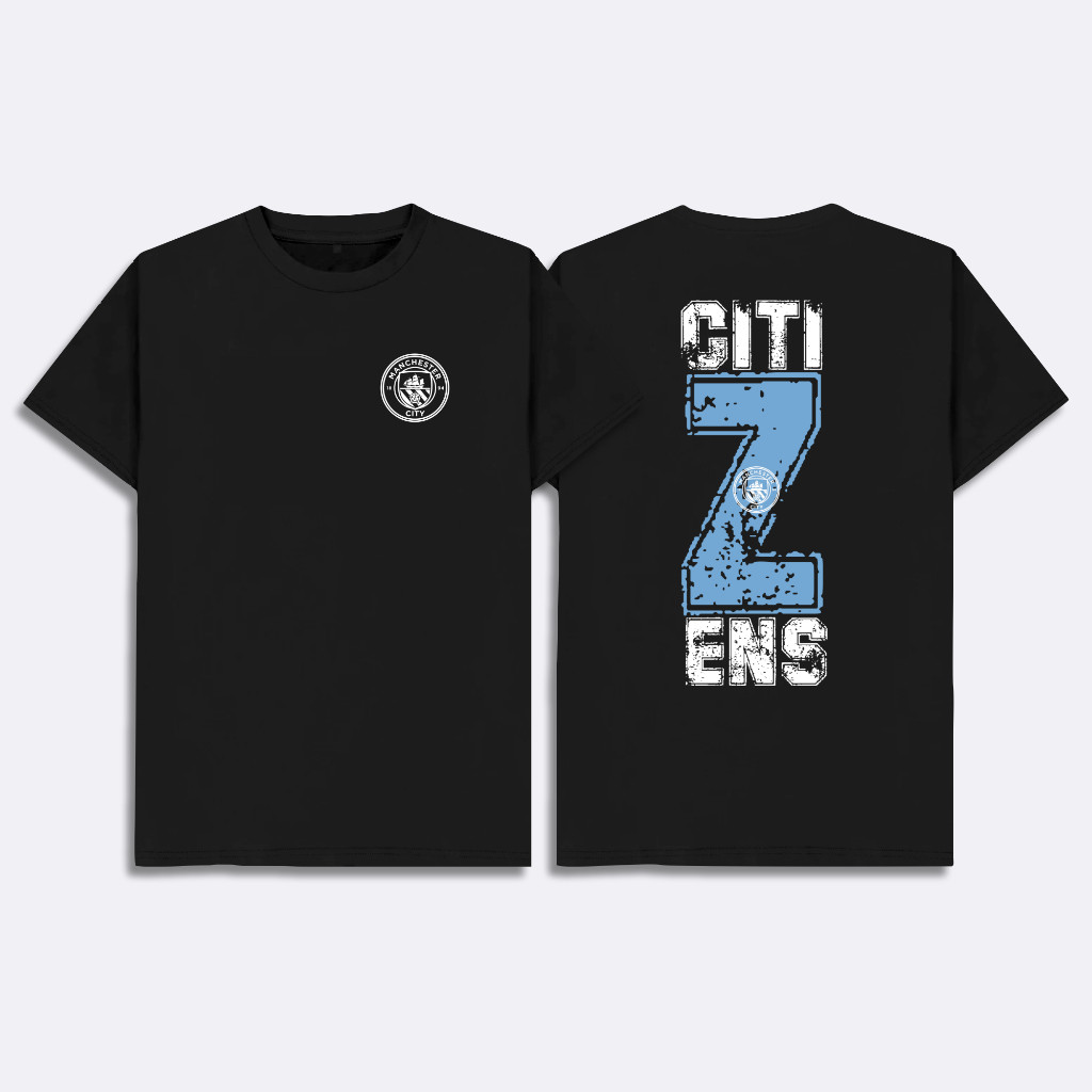 เสื้อยืด Citizens Mancity เสื้อฟุตบอลแมนเชสเตอร์ซิตี้ Distro เสื้อ