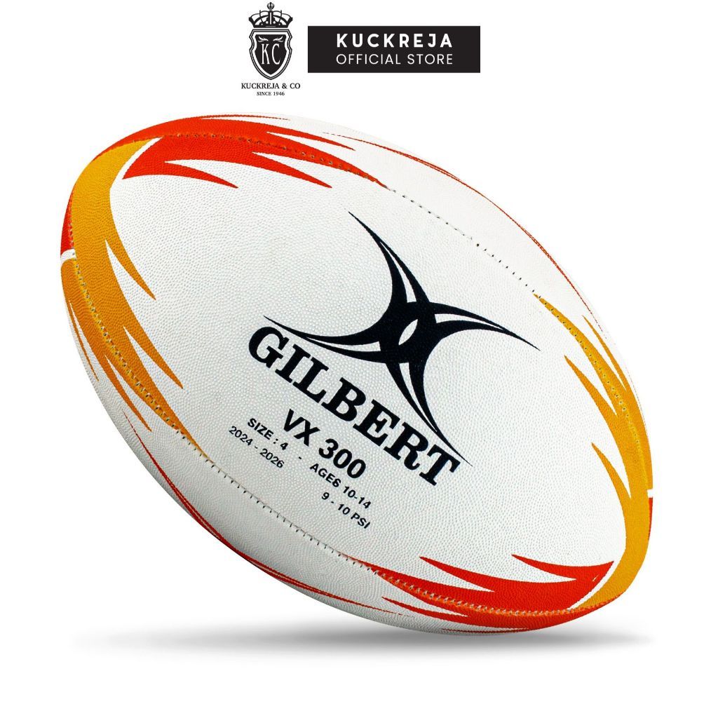 Gilbert VX300 Rugby Ball - พลังงานแสงอาทิตย์ (ขนาด 4)