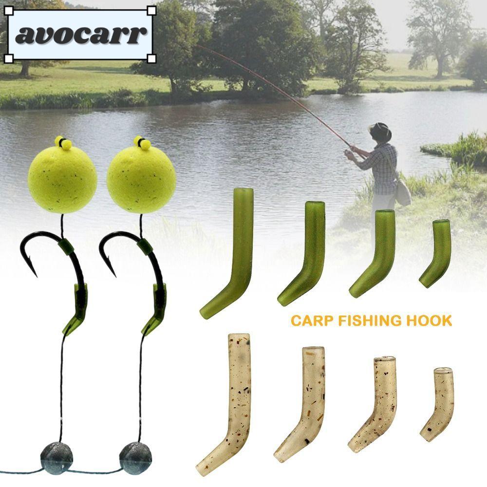 AVOCAR 30 ชิ้น D Rig Kickers, Aligners Sleeve Kickers Hook ปลาคาร์พตกปลา Hook, Kickers Sleeve Rigs T
