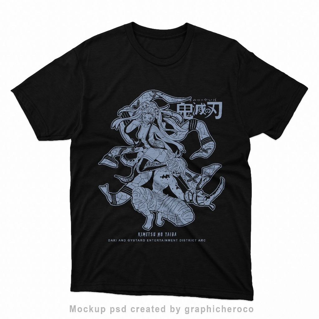 เสื้อยืดอนิเมะ DAKI GYUTARO COTTON
