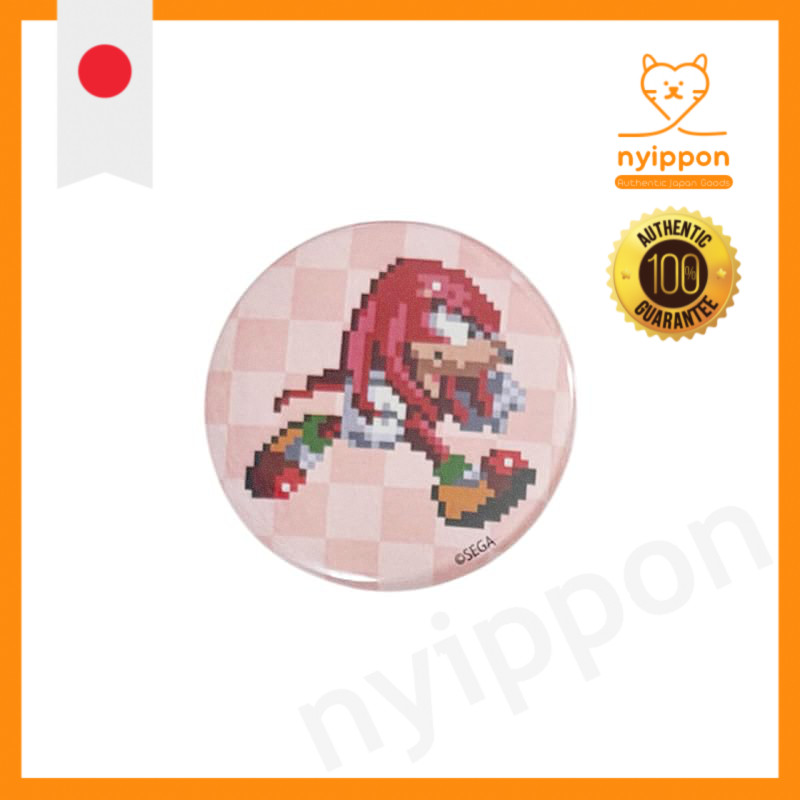 Small Planet Sonic the Hedgehog Knuckles Can Badge