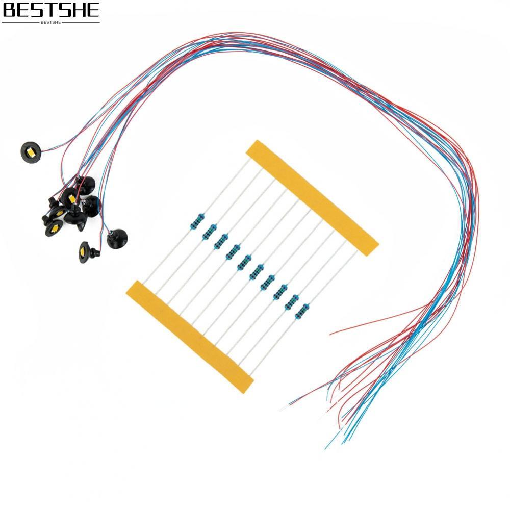 ไฟทาสีที่ทนทาน OO / HO Scale 20 ชิ้น HO Scale เค้าโครงไฟถนน