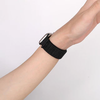 สายไนล่อนอ่อน แบนด์ปรับได้ for Smartwatch iWatch Ultra SE 3 2 Series 11 10 9 8 7 6 5 4 3 49มม. 46 45 42มม.41มม.38มม