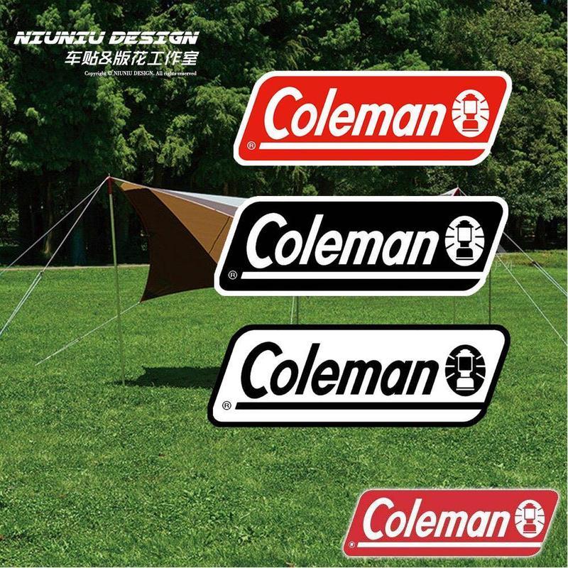 Coleman Japanese Bata helinox Outdoor Camping Light Box Jimny RV Jimny Storage Box Sticker