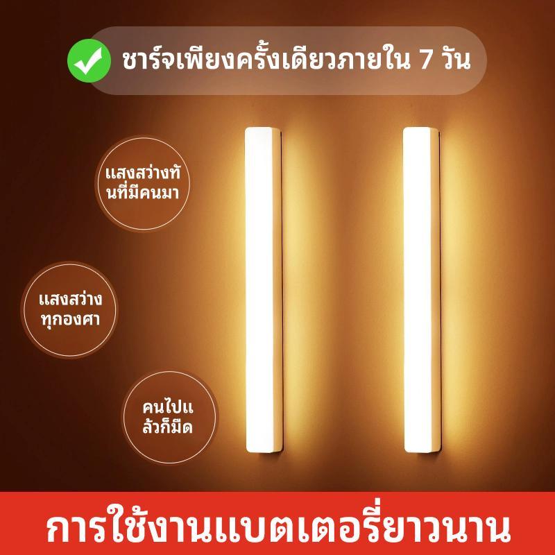 หลอดไฟLEDไร้สาย หลอดไฟฉุกเฉิน ไฟLEDพกพา3โหมด80w/60w/30wหลอดไฟติดกำแพง หลอดไฟแขวน USB LED Tubeใช้งานสะดวก