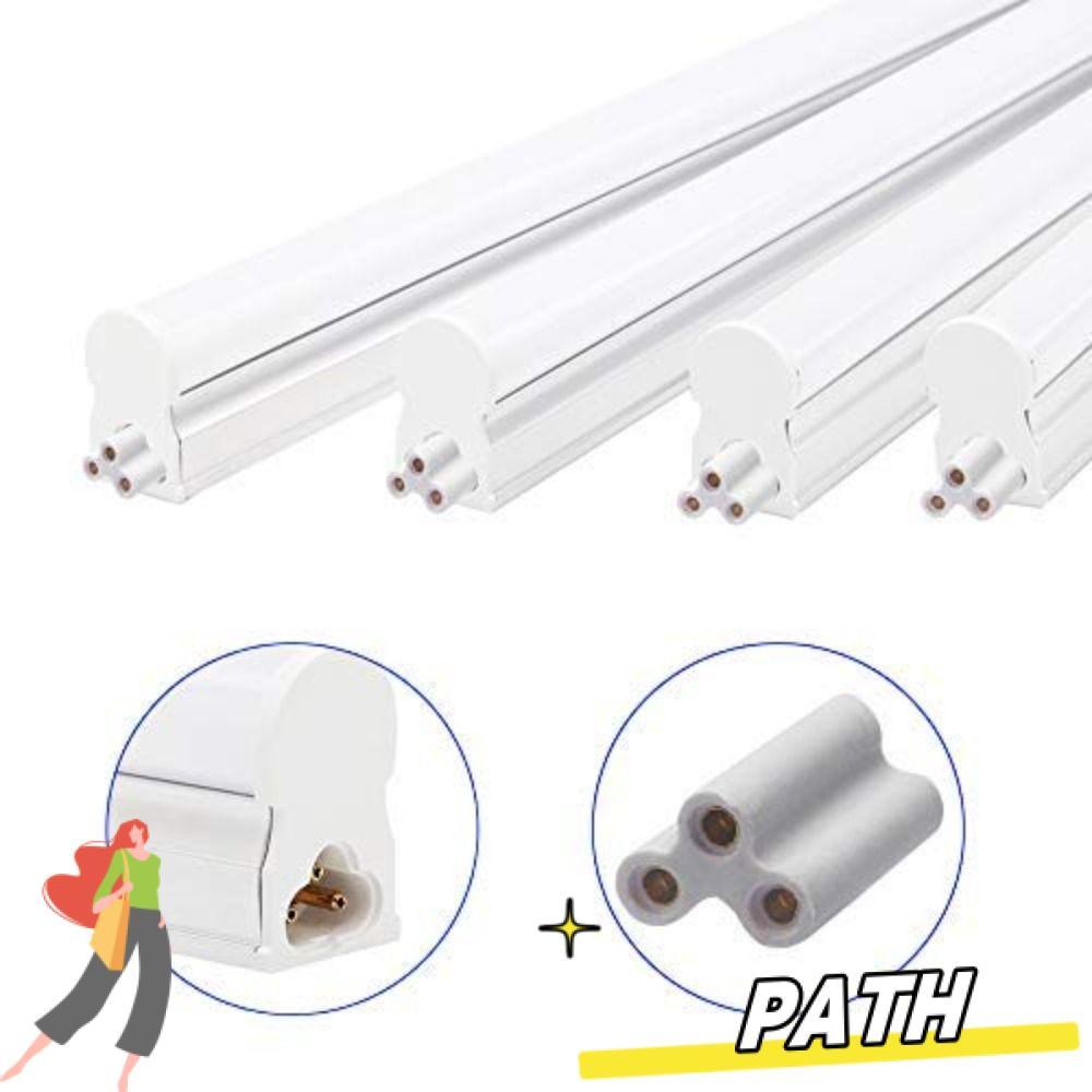 PATH 100/50/30/20/10 ชิ้น 3 หลุม Hard Joint Connector, Seamless Joint Splice T5 T8 Bracket Light Con