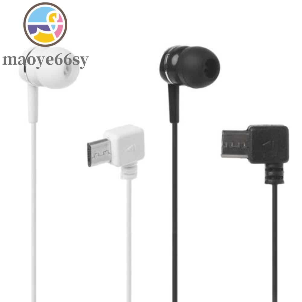 MAOYE66SY หูฟังเสริมด้านเดียว 5Pins พอร์ตสเตอริโอชนิดใส่ในหู