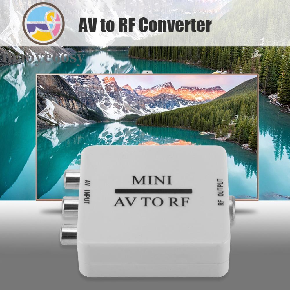 MAOYE66SY RCA AV To RF Converter, AV To RF RCA To RF AV To RF Amplifier, ขนาดเล็ก TV Switcher 61.25 
