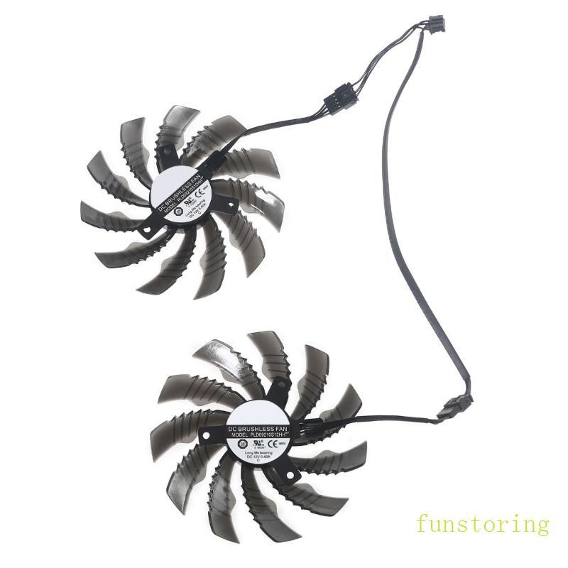 FUN 95MM GPU การ์ดคูลเลอร์พัดลมสําหรับ Gigabyte GTX 1660 Ti RTX 2060 2070 3060 พัดลม