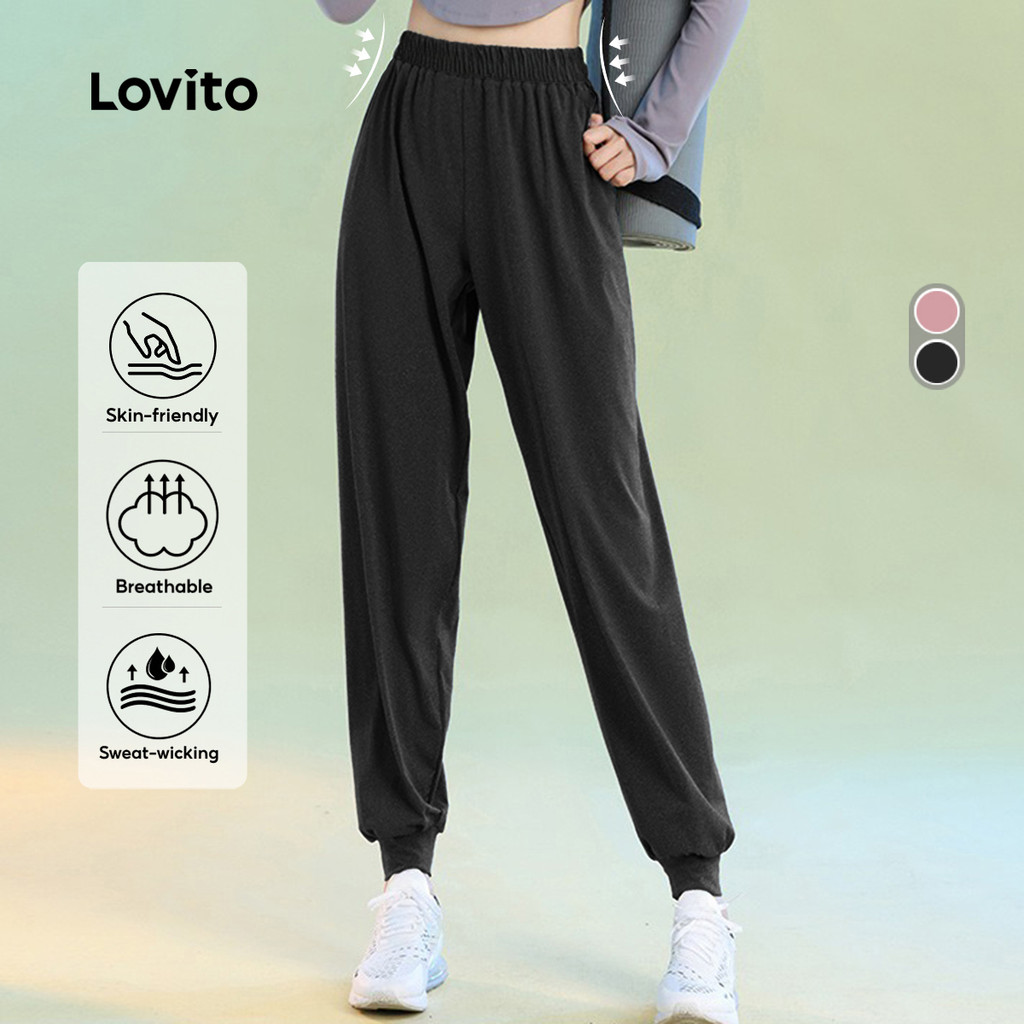 Lovito กางเกงออกกําลังกาย รุ่น LNA129022