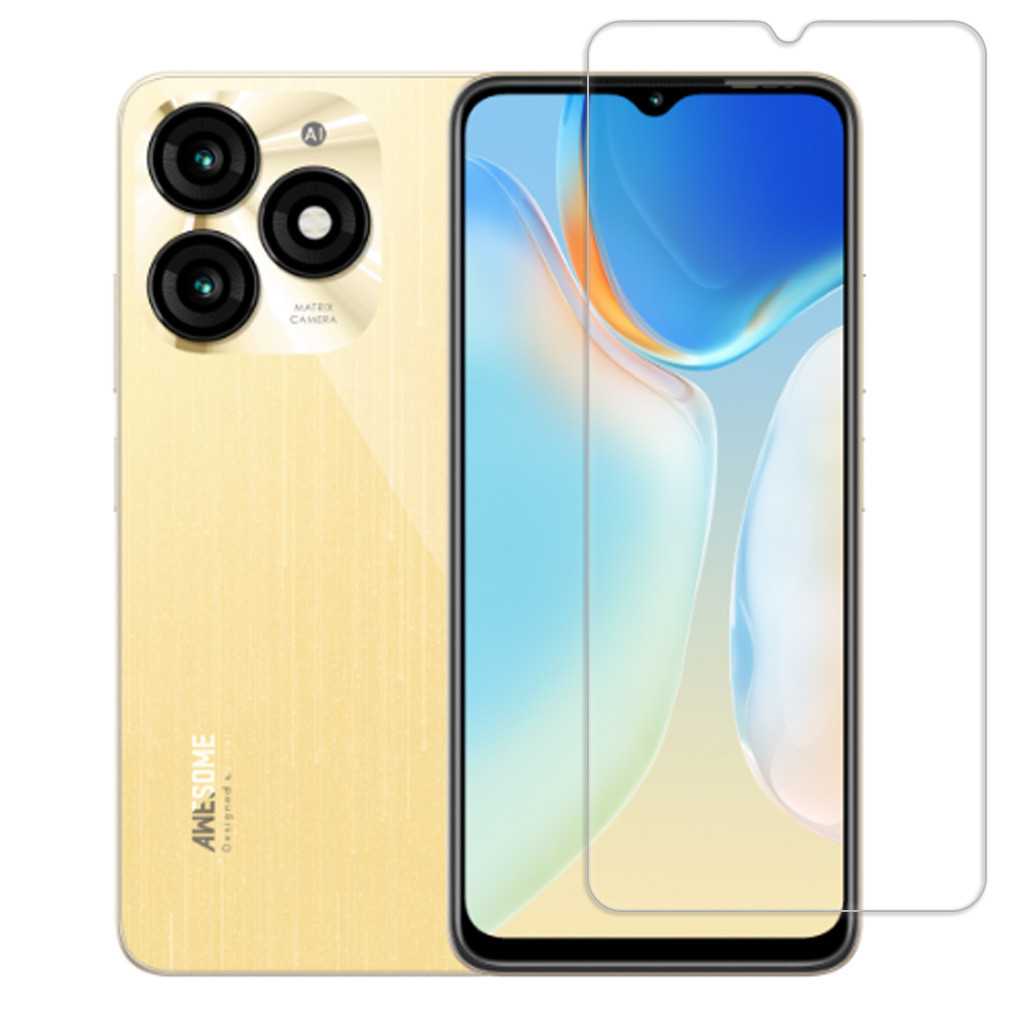 KingCrown iTEL A70 กระจกเทมเปอร์ปกป้องหน้าจอ ZPUR