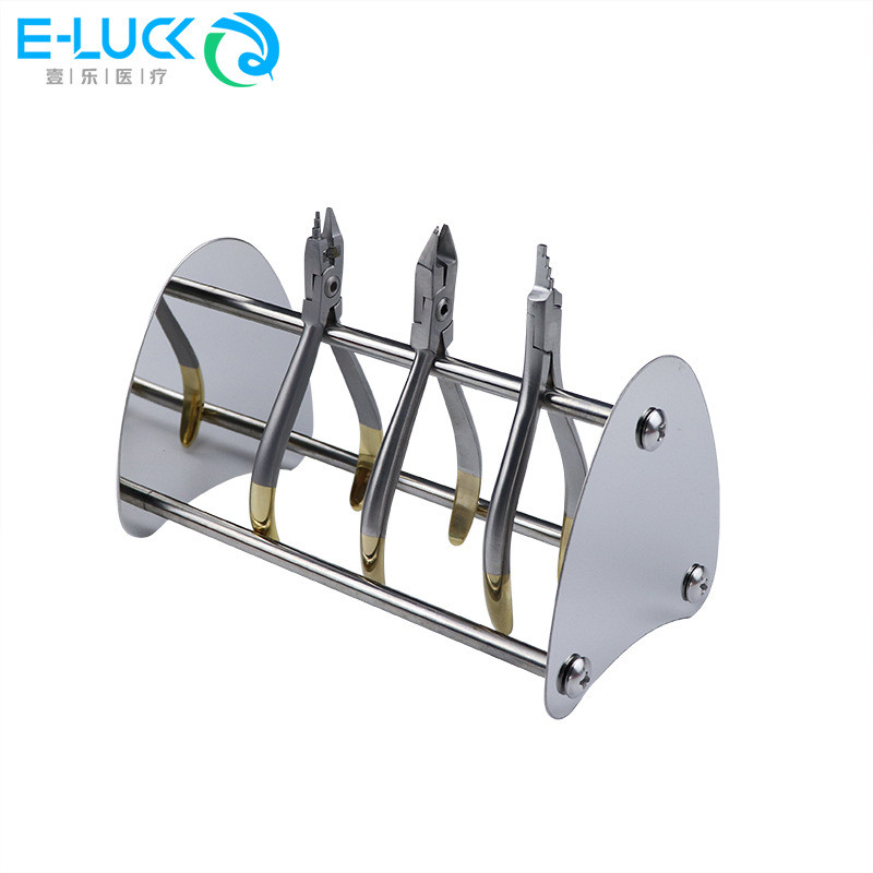 Spot Goods#Dental plier rack, stainless steel, high-temperature resistant, technician plier holder, 