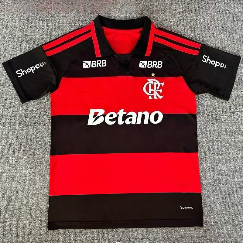 เสื้อยูกันห์ฟุตบอล Mengo Home ขนาด S-XXL แห้งเร็ว