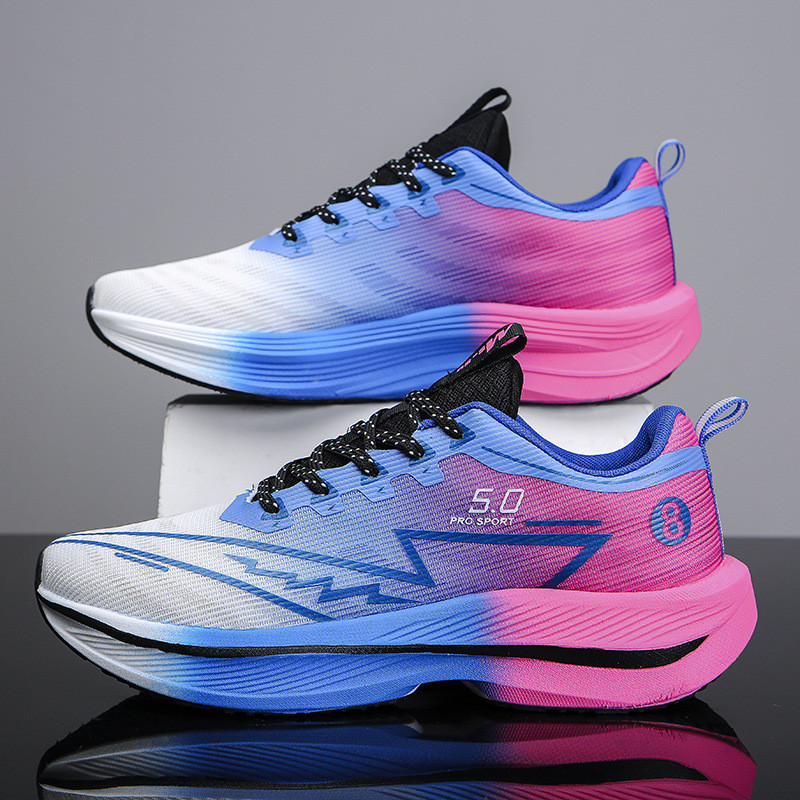 ใหม่ขนาดใหญ่กระต่ายสีแดงซีรีส์ 8pro แฟชั่น All-Match กีฬารองเท้าวิ่งนักเรียนชายหญิง Racing Shock Absorption รองเท้าวิ่ง