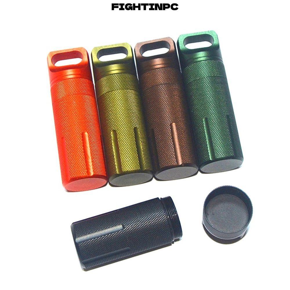 FIGHTINPC EDC Kit อลูมิเนียมสำหรับเก็บและปิดผนึกแคปซูล