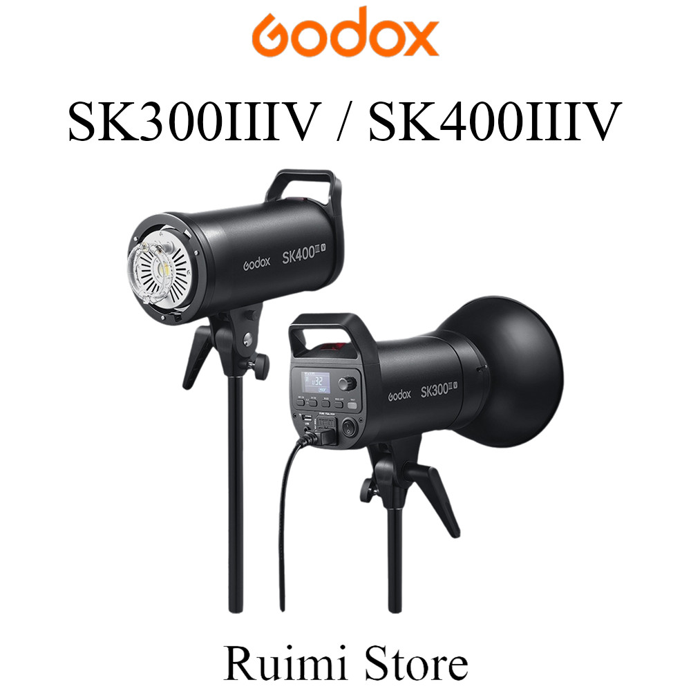 Godox SK300IIIV / SK400IIIV สตูดิโอมืออาชีพแฟลช SK Series