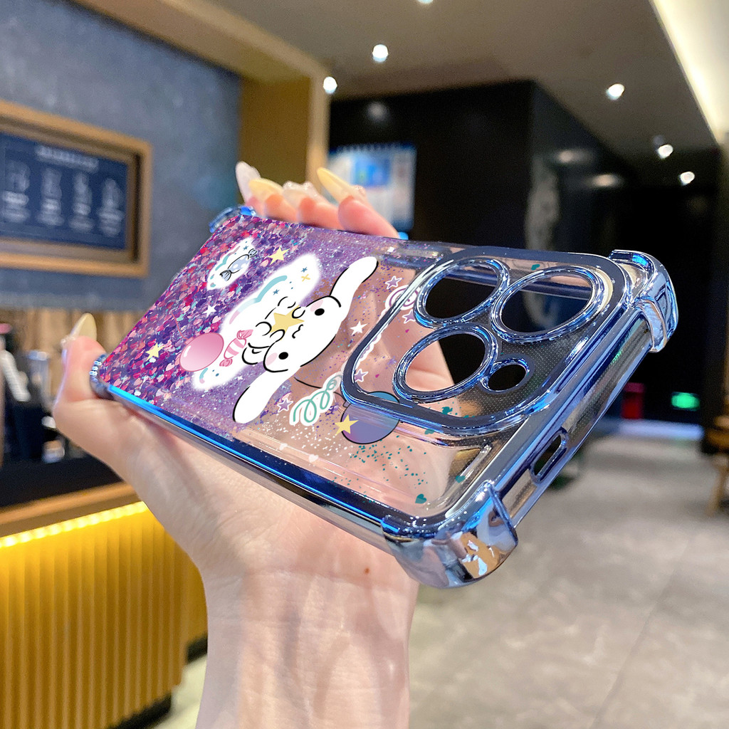 เข้ากันได้กับ Infinix Hot 50i 40i 40 Pro 30 Play Note 30 Smart 9 8 Kuromi MY Melody น่ารักเคสชุบใส A