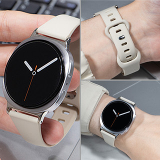 นุ่มผู้หญิง Slim Band สําหรับ Samsung Galaxy Watch 8 40 44 มม.Watch8 คลาสสิก 46 มม.ซิลิโคนกีฬาสําหรับ Samsung Galaxy Watch8 สร้อยข้อมือ