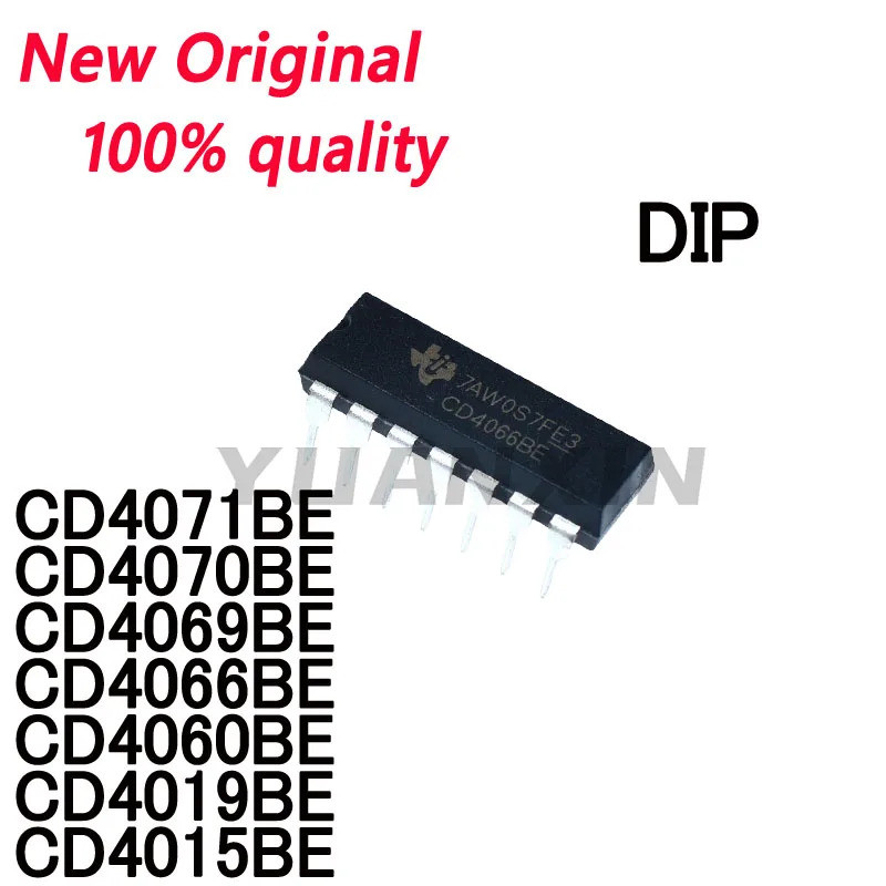 5PCS CD4071BE CD4071 CD4070BE CD4070 CD4069BE CD4069 CD4066BE CD4066 CD4060BE CD4060 CD4019BE CD4019