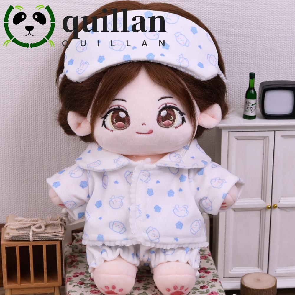 QUILLAN 20 ซม.ผ้าฝ้ายตุ๊กตาเสื้อผ้า,ชุดนอนเปลี่ยนชุดยัดตุ๊กตาสูท,เด็กแต่งตัว DIY เสื้อผ้า Plush Patch กางเกงของเล่นตุ๊กตาเสื้อผ้า 20 ซม.ผ้าฝ้ายตุ๊กตา