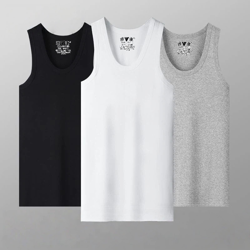 【ซัมเมอร์ฮิต】เสื้อกั๊กผู้ชายผ้าฝ้ายแท้ ระบายดีซับเหงื่อแบบบาง แนะนำฟิตเนสกีฬา ราคา ถูกที่สุด ดีลบีเคเค แกลเลอรีภาพที่ 6