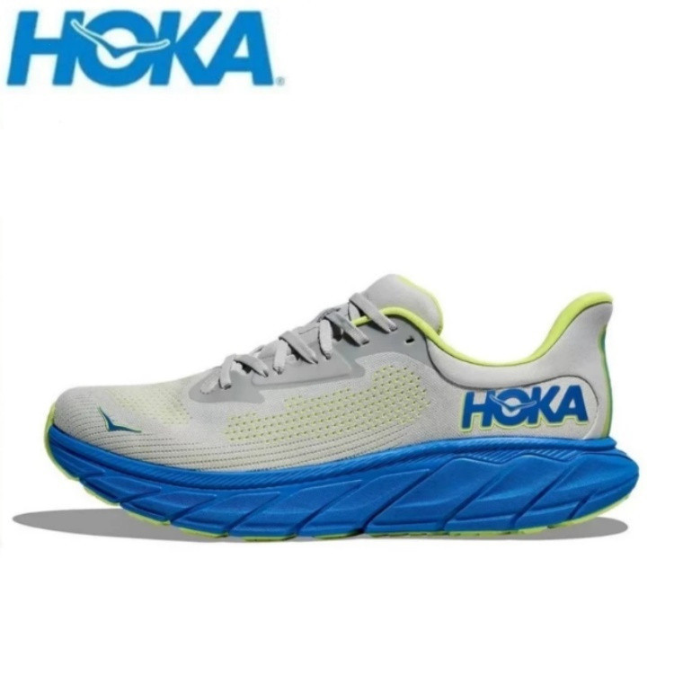 HOKAHOKA One One Arahi 7 Low Cut Running Shoes Men Sneakers Grey Blue WBRS