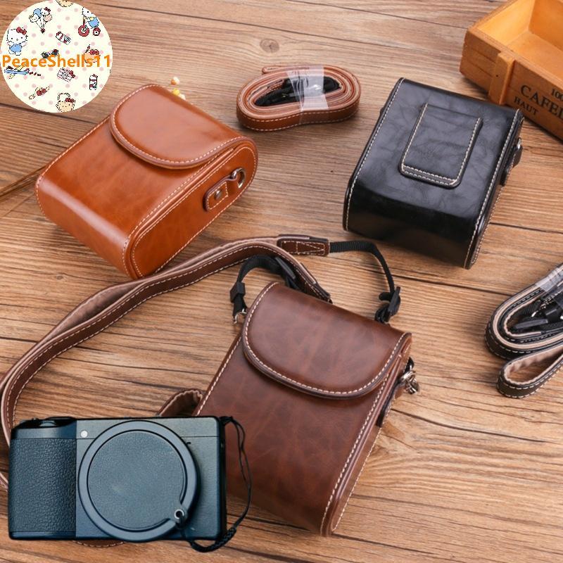 PeaceShells 1 ชิ้น Anti-fall กล้องป้องกันกระเป๋าสําหรับ G7X3 G7X2 SX740 SX720 G9X Sony RX100 HX90 HX