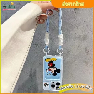 🔷MOMO🔷เคสไอโฟน 13 สำหรับ iPhone11 16 13 12 15 14ProMax 7 8 15 16 14 Plus XR X XS Max การ์ตูนน่ารักมิกกี้เมาส์กระเป๋าสตาง