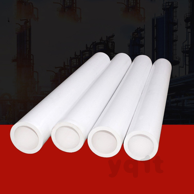 PTFE Hollow Rod/PTFE Hard Tube เส้นผ่านศูนย์กลางภายนอก 41-85 มม.พลาสติก King ทนอุณหภูมิสูง Teflon Tu