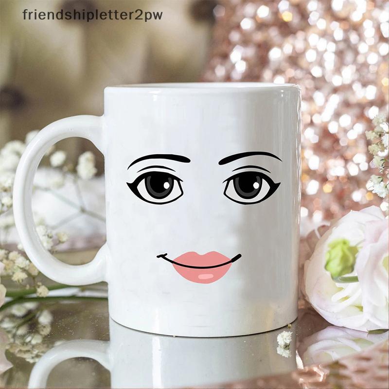 (friend) เกมแรงบันดาลใจ Man Face Mug ตลกผู้ชายหรือผู้หญิง Faces แก้วกาแฟน่ารัก Gamer ของขวัญวันเกิด Ba ถึง School Mug (TH)