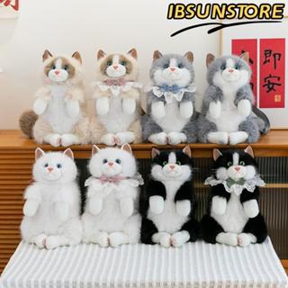 กระเป๋าเป้สะพายหลังตุ๊กตาแมว นุ่มนวลเหมือนของจริง ออกแบบการ์…