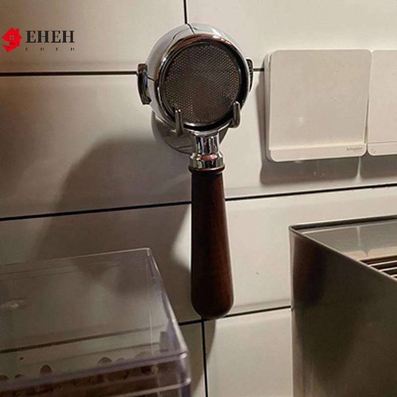 [EH] Self-adhesive Coffee Bottomless Portafilter Wall Ra 51mm/53mm/54mm/58mm Coffee Bottom Filter Ho